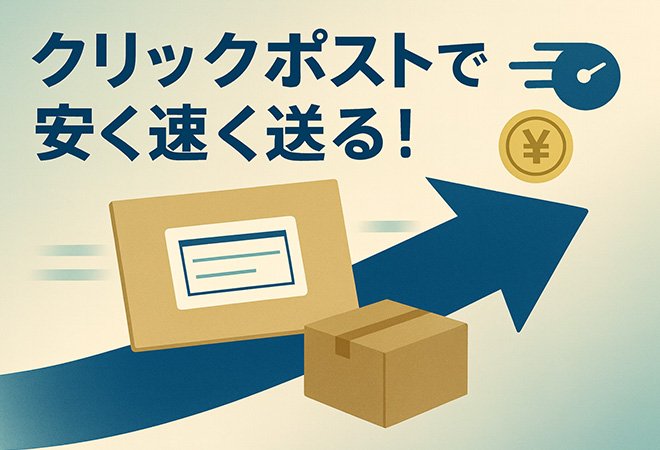 クリック ポストで安く速く送る!料金と手順を図解