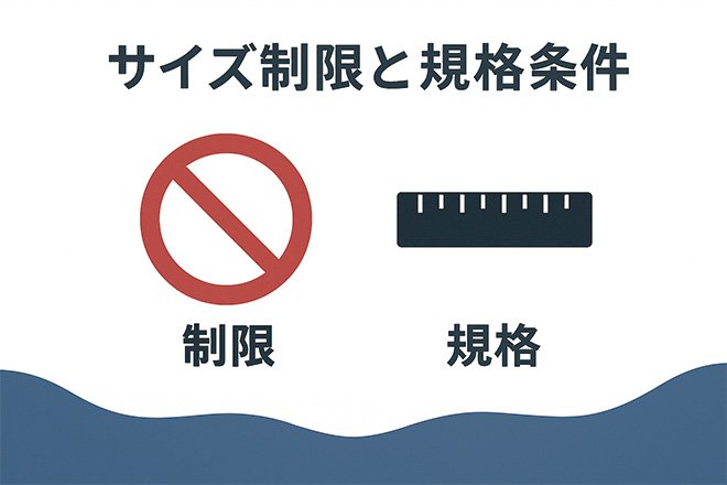 ゆうパケットのサイズ制限と規格条件