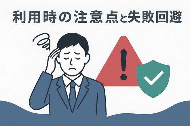 注意点と失敗回避のポイント