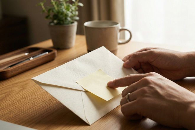 戻ってきた郵便物