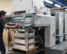 B2判 オフセット4色印刷機